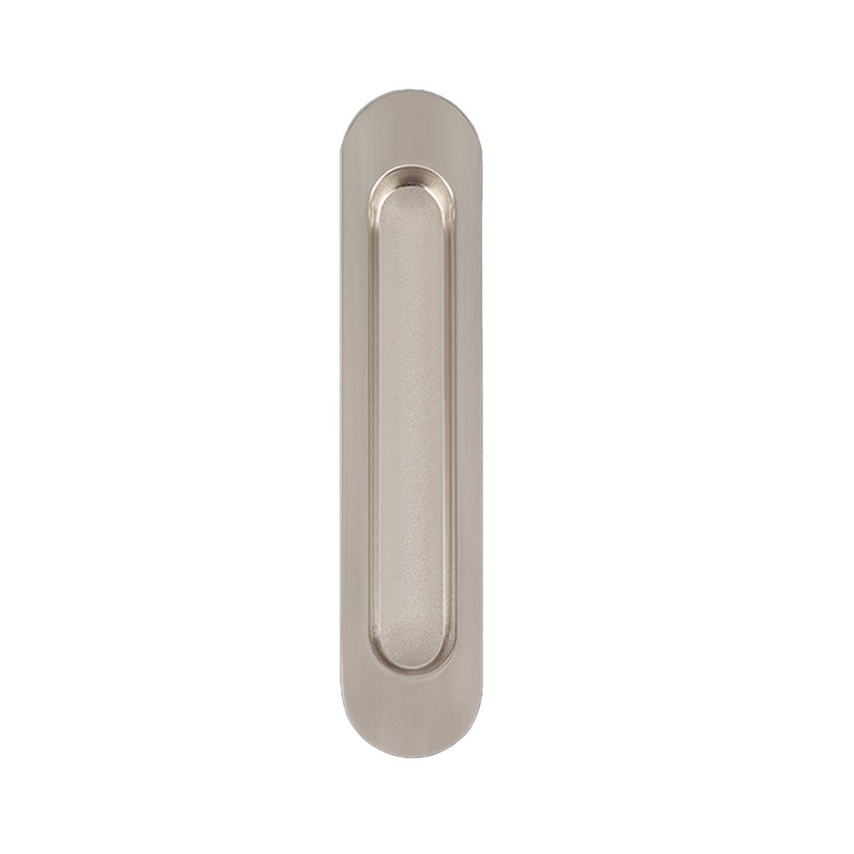 Silver Zinc Alloy Interior Sliding Door Handle 180mm