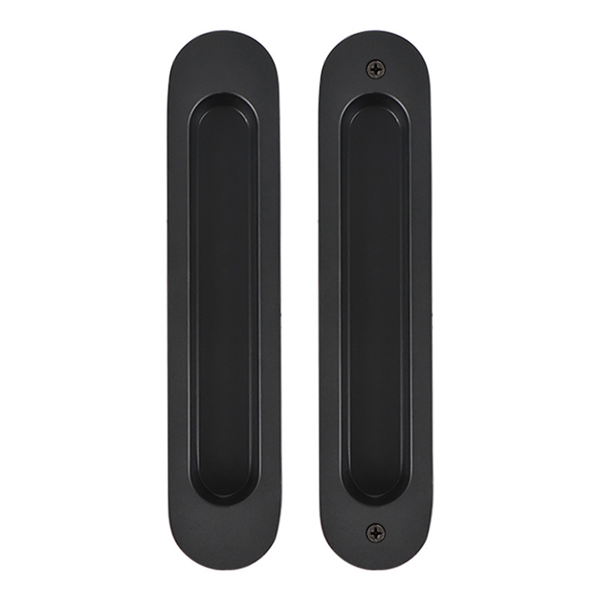 Matte Black Zinc Alloy Interior Sliding Handle 180mm