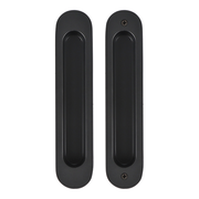 Matte Black Zinc Alloy Interior Sliding Handle 180mm