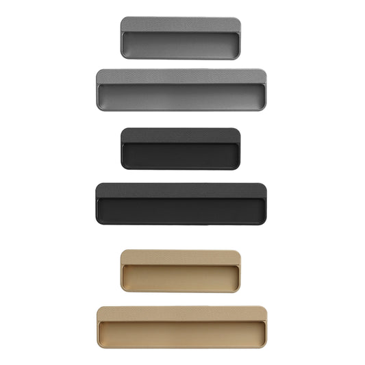 Recessed Cabinet Handle for Sliding Doors 3 Colours