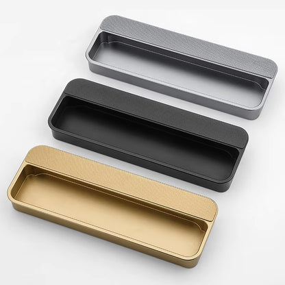 Recessed Cabinet Handle for Sliding Doors 3 Colours