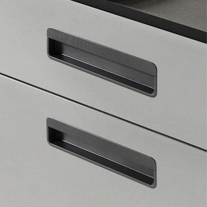 Recessed Cabinet Handle for Sliding Doors 3 Colours