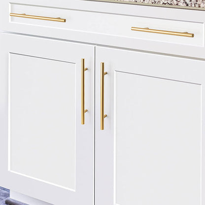 Solid Copper Cabinet Handle with Cylindrical Design