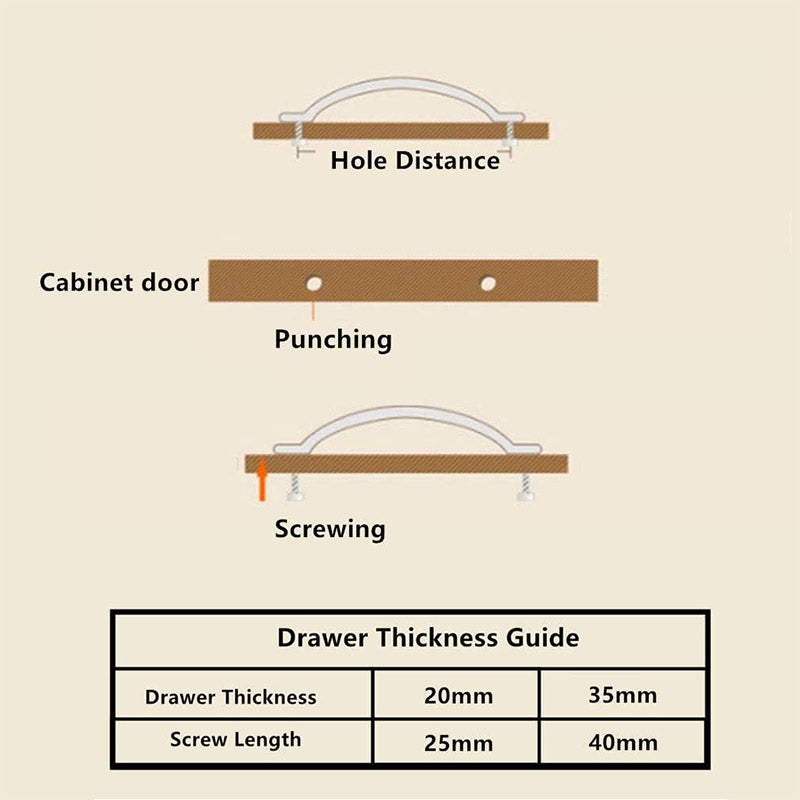 Black Solid Brass Cupboard & Cabinet Door Pulls Handle 50-275mm