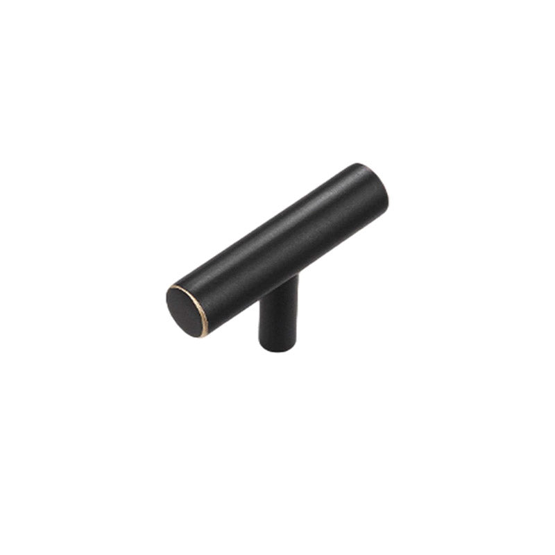 Solid Copper Cabinet Door Pull Handle 50-275mm - Dark Copper