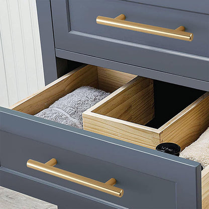 Solid Copper Cabinet Handle with Cylindrical Design