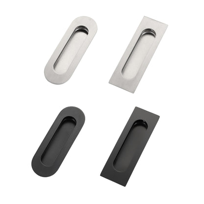 Stainless Steel Concealed Cabinet Pull with Groove