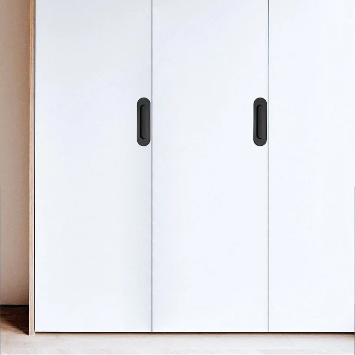 Stainless Steel Concealed Cabinet Pull with Groove