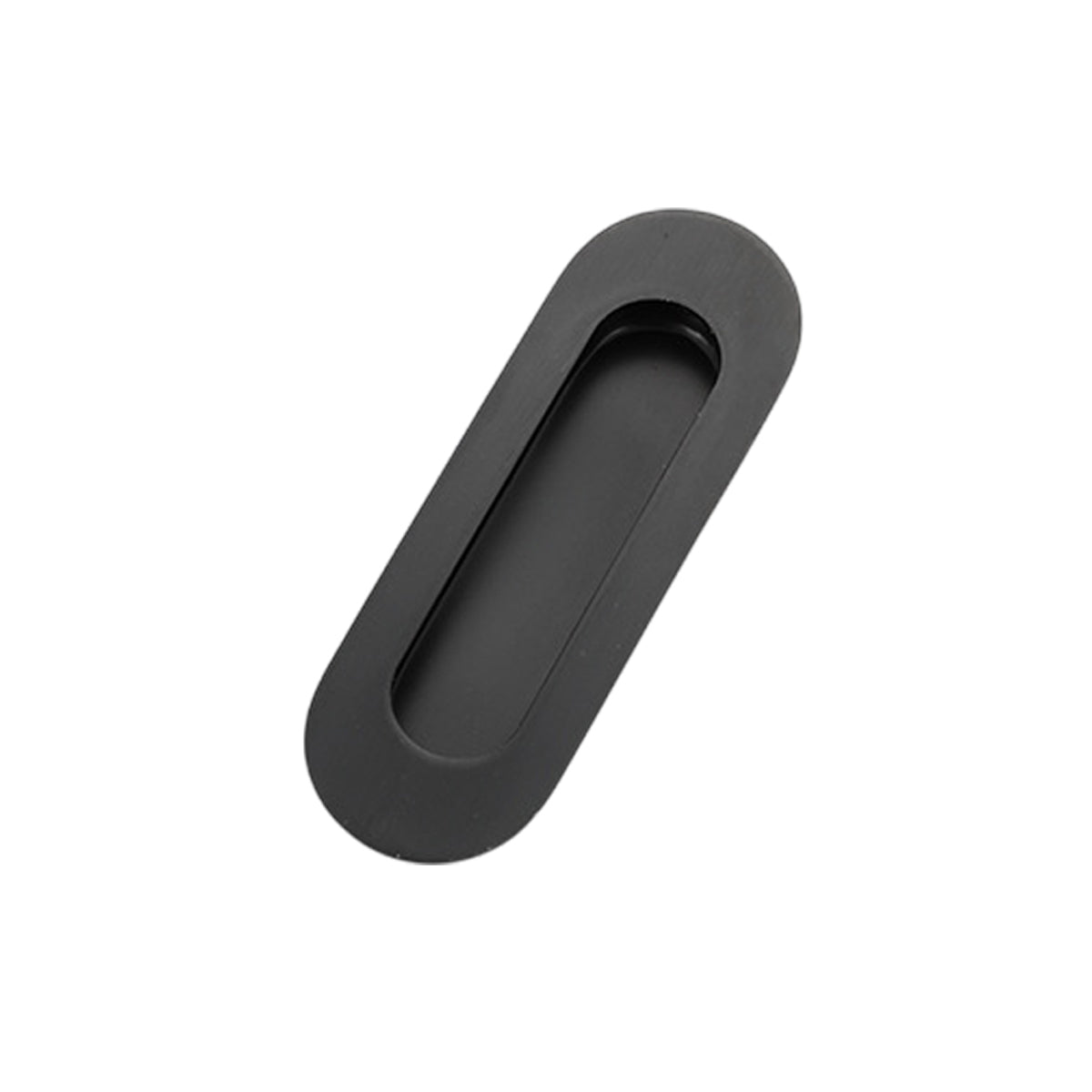 2 Shapes Black Stainless Steel Flush Door Pull Handle For Cabinet & Door 120mm