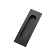 2 Shapes Black Stainless Steel Flush Door Pull Handle For Cabinet & Door 120mm