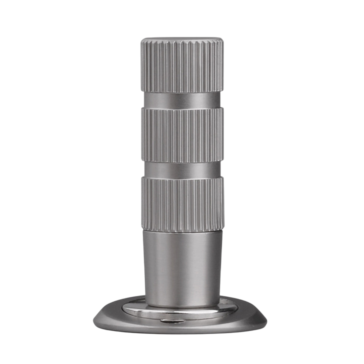 Silver Alloy Magnetic Floor Door Stopper Retractable