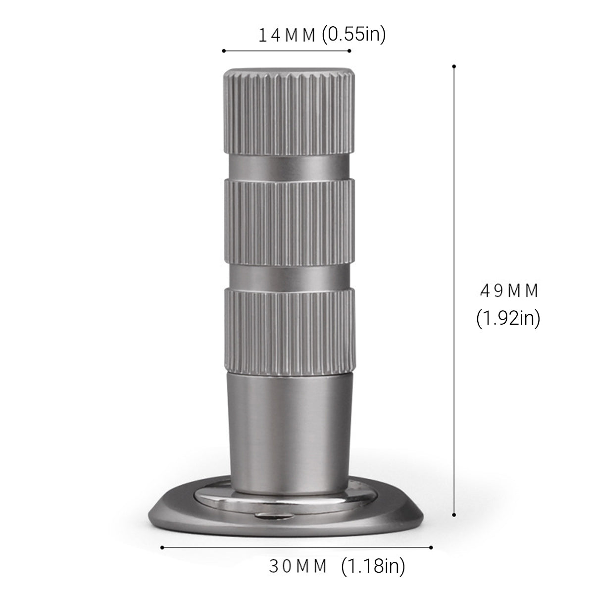 Alloy Magnetic Stoppers Floor-mounted 49x30mm - view 12