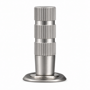Alloy Magnetic Stoppers Floor-mounted 49x30mm - Silver
