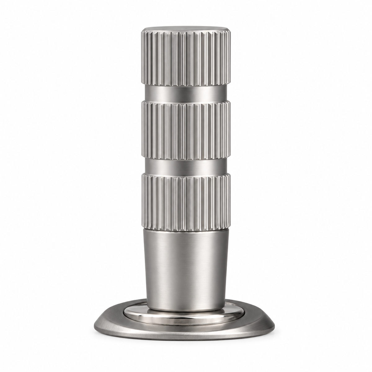 Alloy Magnetic Stoppers Floor-mounted 49x30mm - Silver