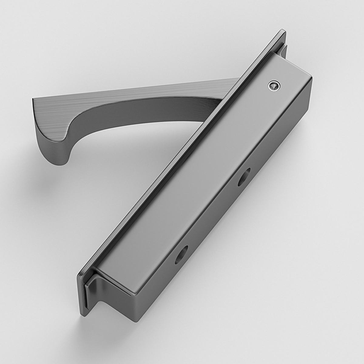 Grey Finished 304 Stainless Steel Sliding Door Handle