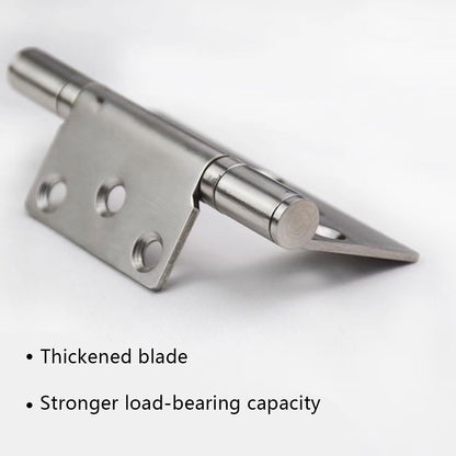 2 Pcs Stainless Steel Square Hinges Parent-Child Hinges for Folding Door