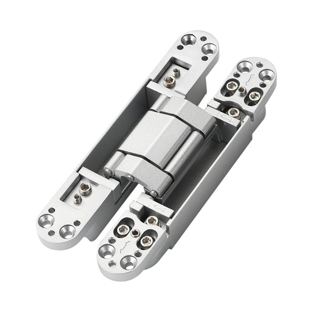 2Pcs Metal Concealed 3D Door Hinge for Door Furniture