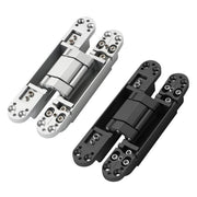 2Pcs Metal Concealed 3D Door Hinge for Door Furniture