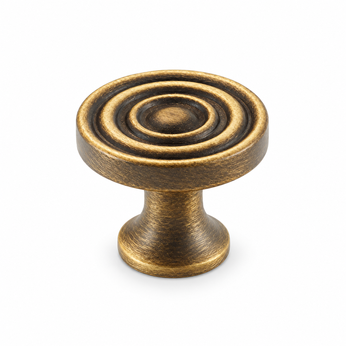 Antique Brass Cupboard Cabinet Art Knob 17mm