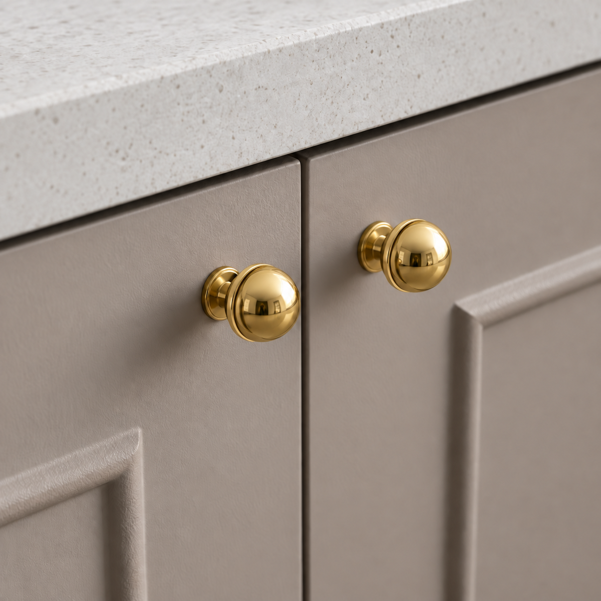 Solid Cabinet Knob Single Hole 26mm - view 2