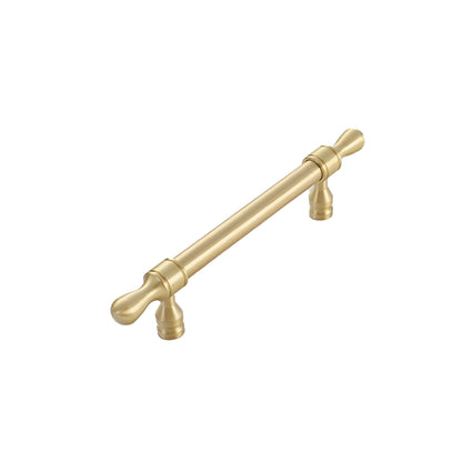 Brass Cabinet and Drawer Handle in Gold with 96–224mm Sizes