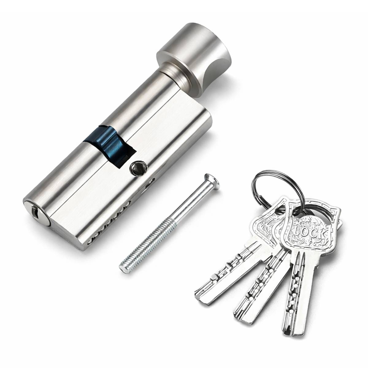 2 Pcs Anti-Theft Lock Cylinder with Three Keys