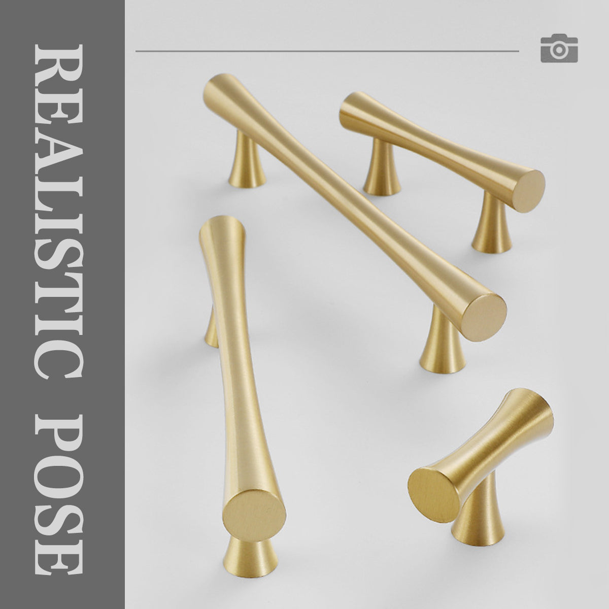 Brass Cabinet Handle with Sleek Modern Design