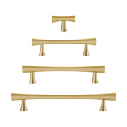 Modern Style Brass Cupboard & Cabinet Door Pull Handle 96-160mm