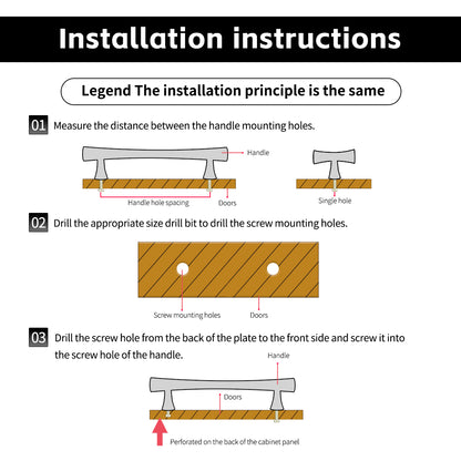 Solid Brass Cabinet Handle for Wardrobes And Drawers