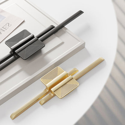 Modern Cabinet Handle Solid Alloy in Gold or Black