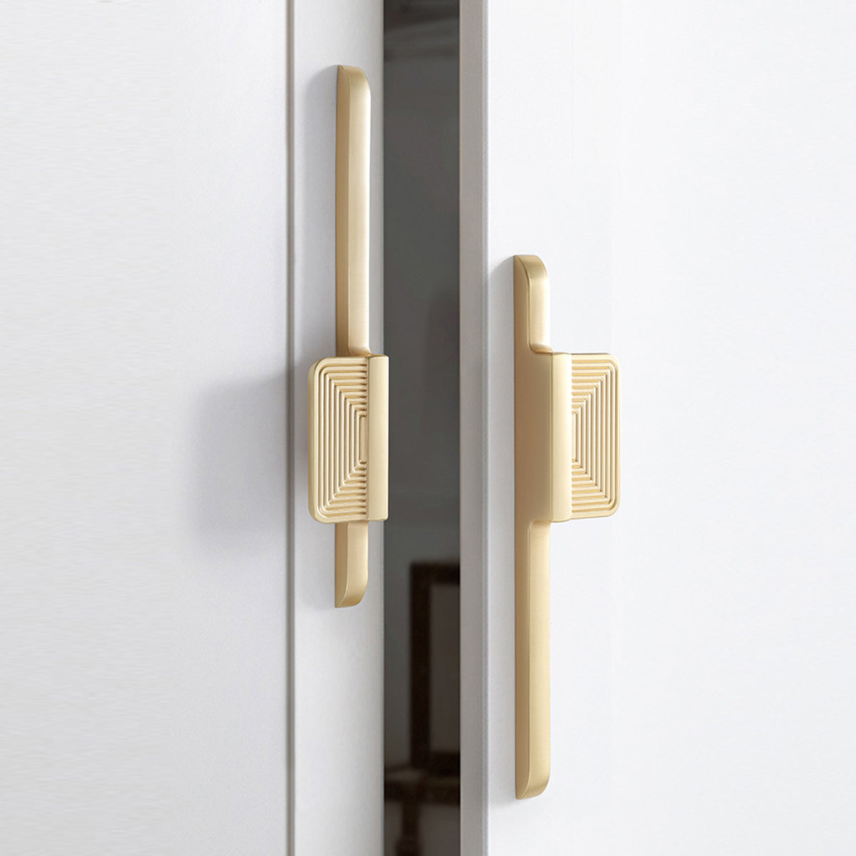 Gold Zinc Alloy Cupboard Cabinet Door Pull Handle 64mm 288mm - view 6