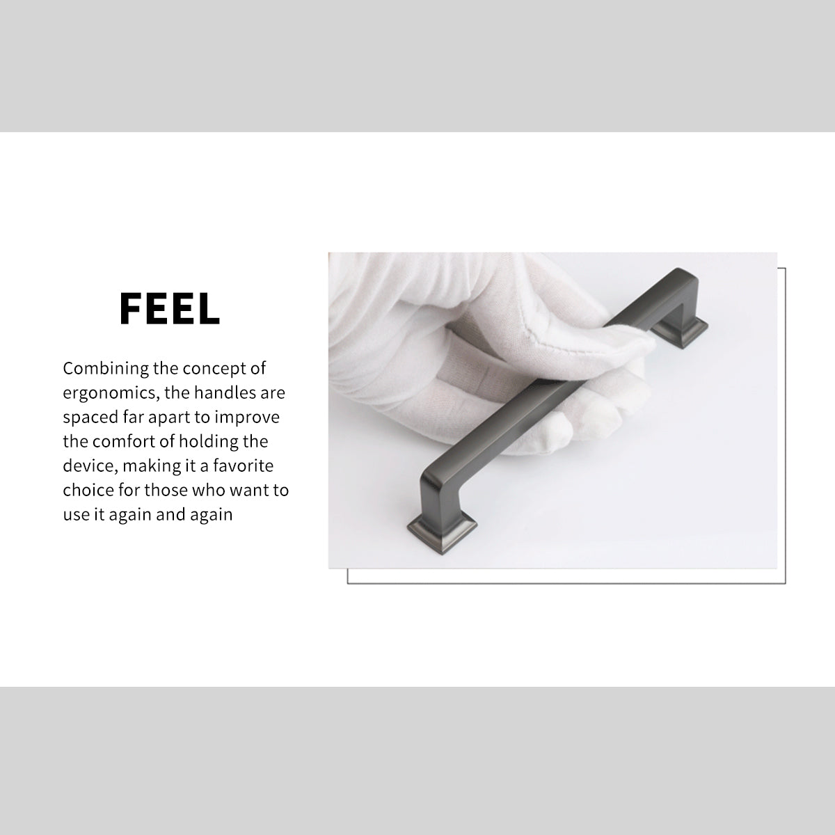 Zinc Alloy Cabinet Handle with Electroplated Finish