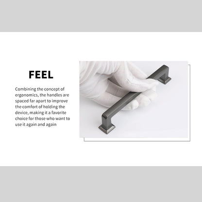 Zinc Alloy Cabinet Handle with Electroplated Finish