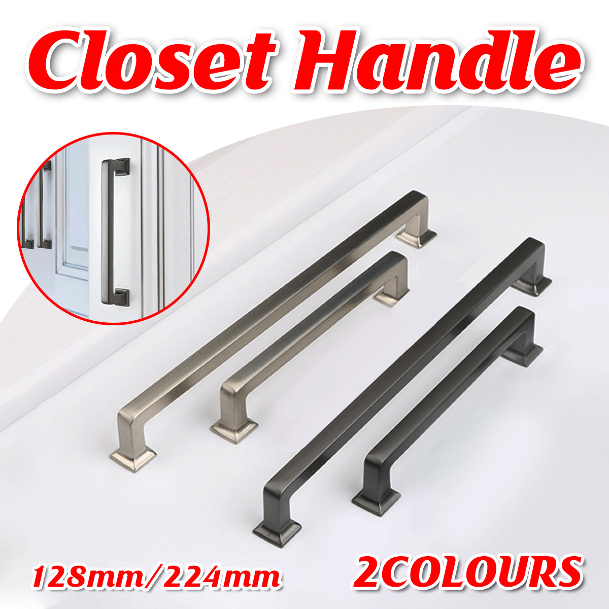 Zinc Alloy Cabinet Handle with Electroplated Finish