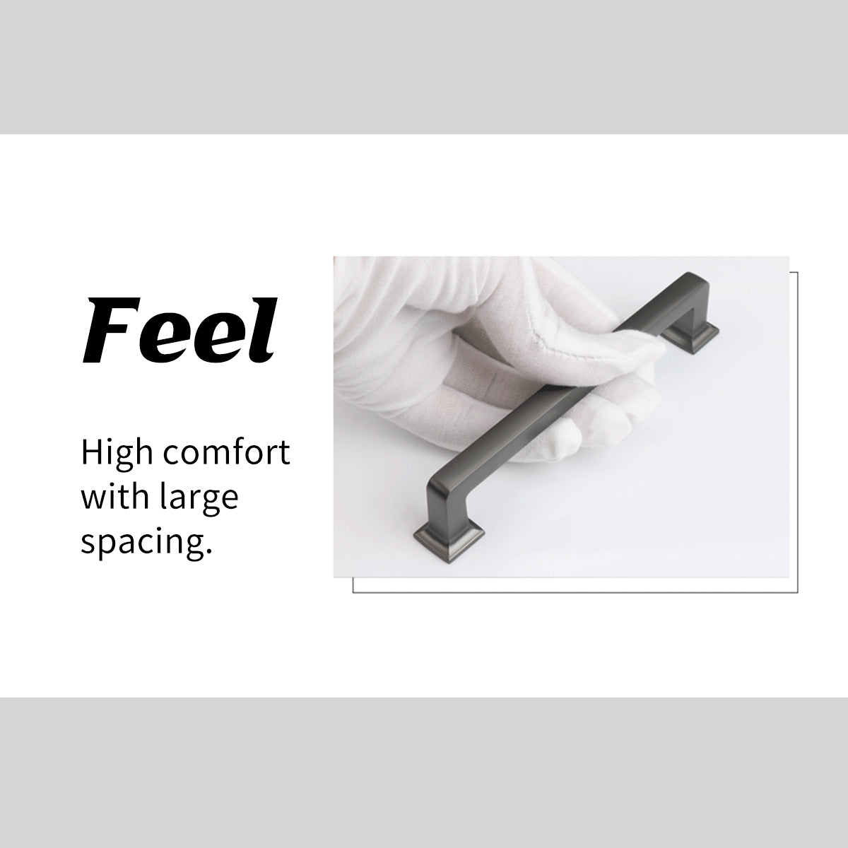 Zinc Alloy Cabinet Handle with Electroplated Finish