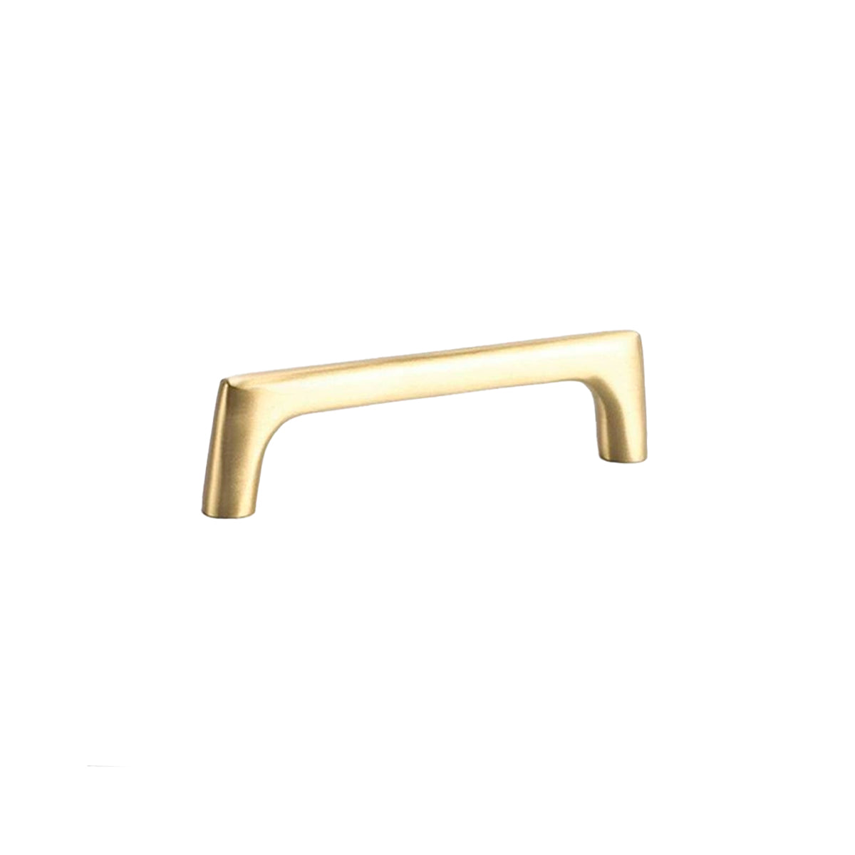 Solid Brass Cabinet Handle with Brushed Brass Finish