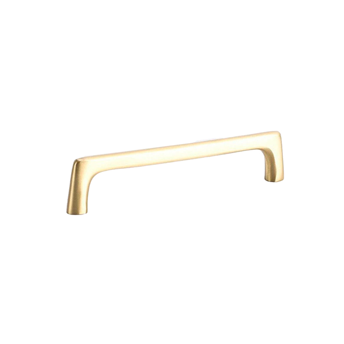 Brushed Brass Solid Brass Cupboard & Cabinet Door Pull Handle 96–192mm