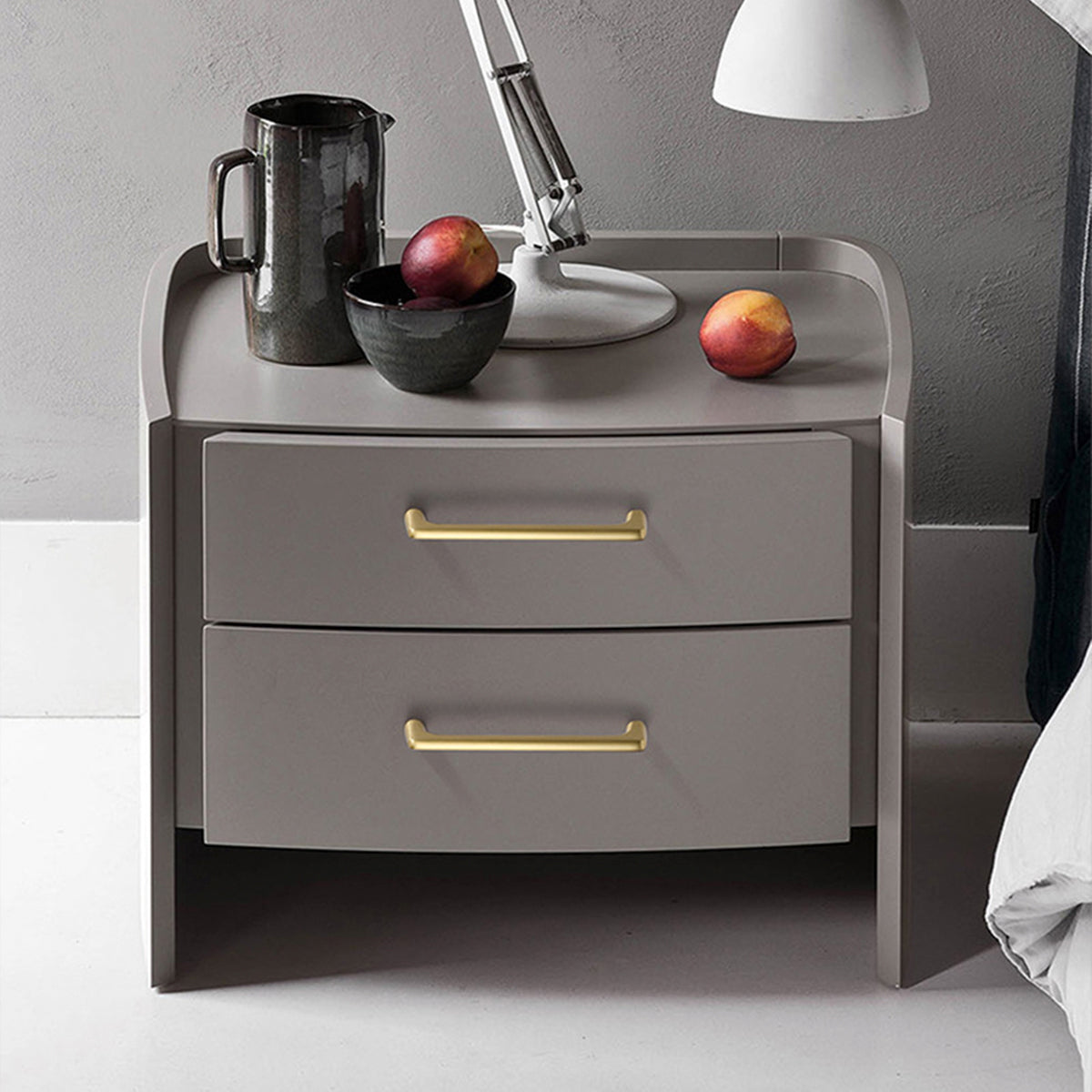 Solid Brass Cabinet Handle with Brushed Brass Finish