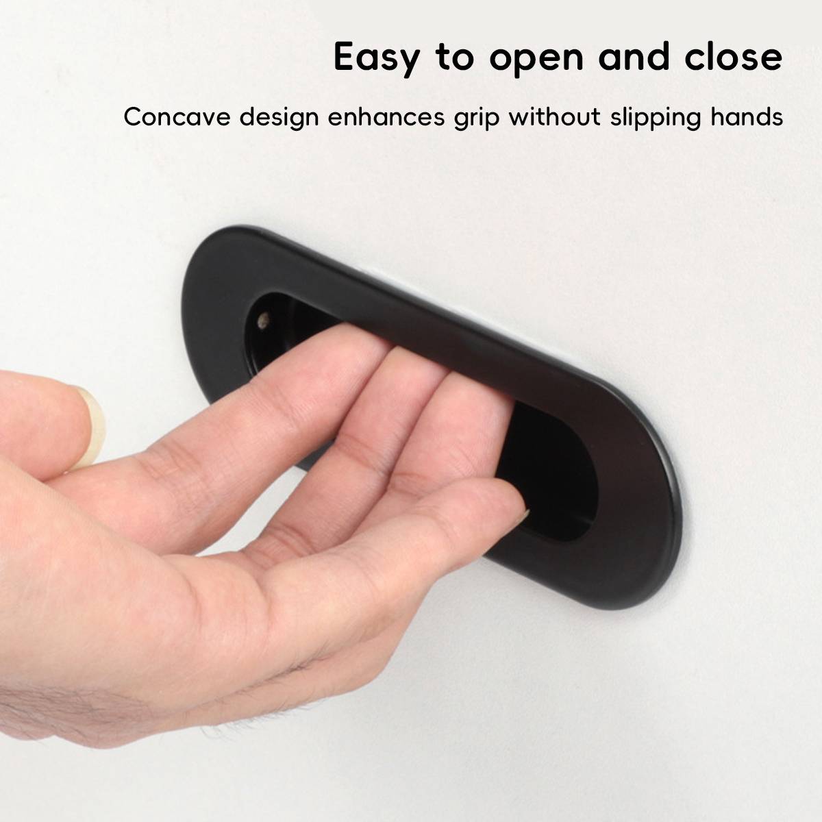 2 Pcs Embedded Cabinet Handle for Drawers