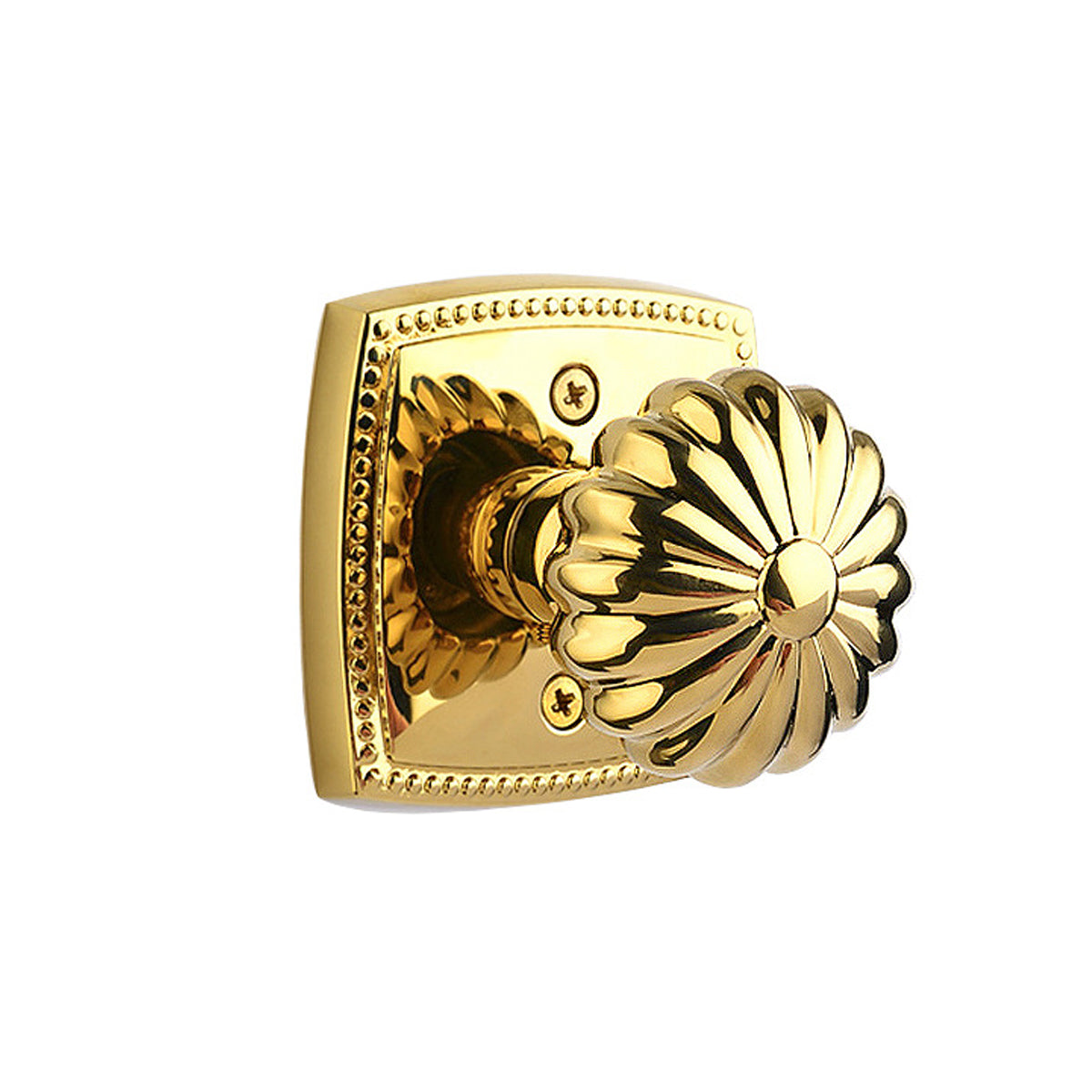 Pumpkin Brass Interior Door Lock with Silent Ring Design