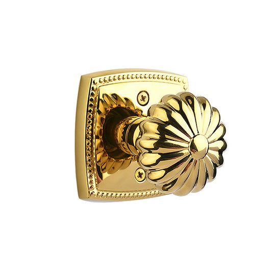 Pumpkin Brass Interior Door Lock with Silent Ring Design