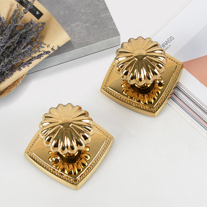 Pumpkin Brass Interior Door Lock with Silent Ring Design