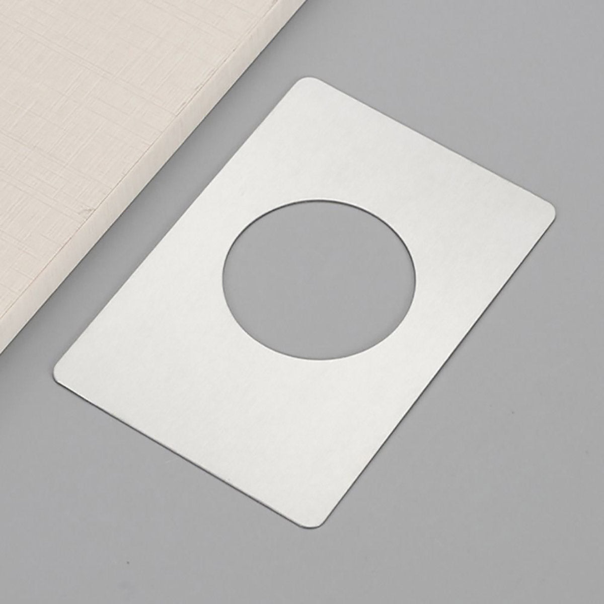 Silver Brushed Stainless Steel Spherical Lock Repair Plates