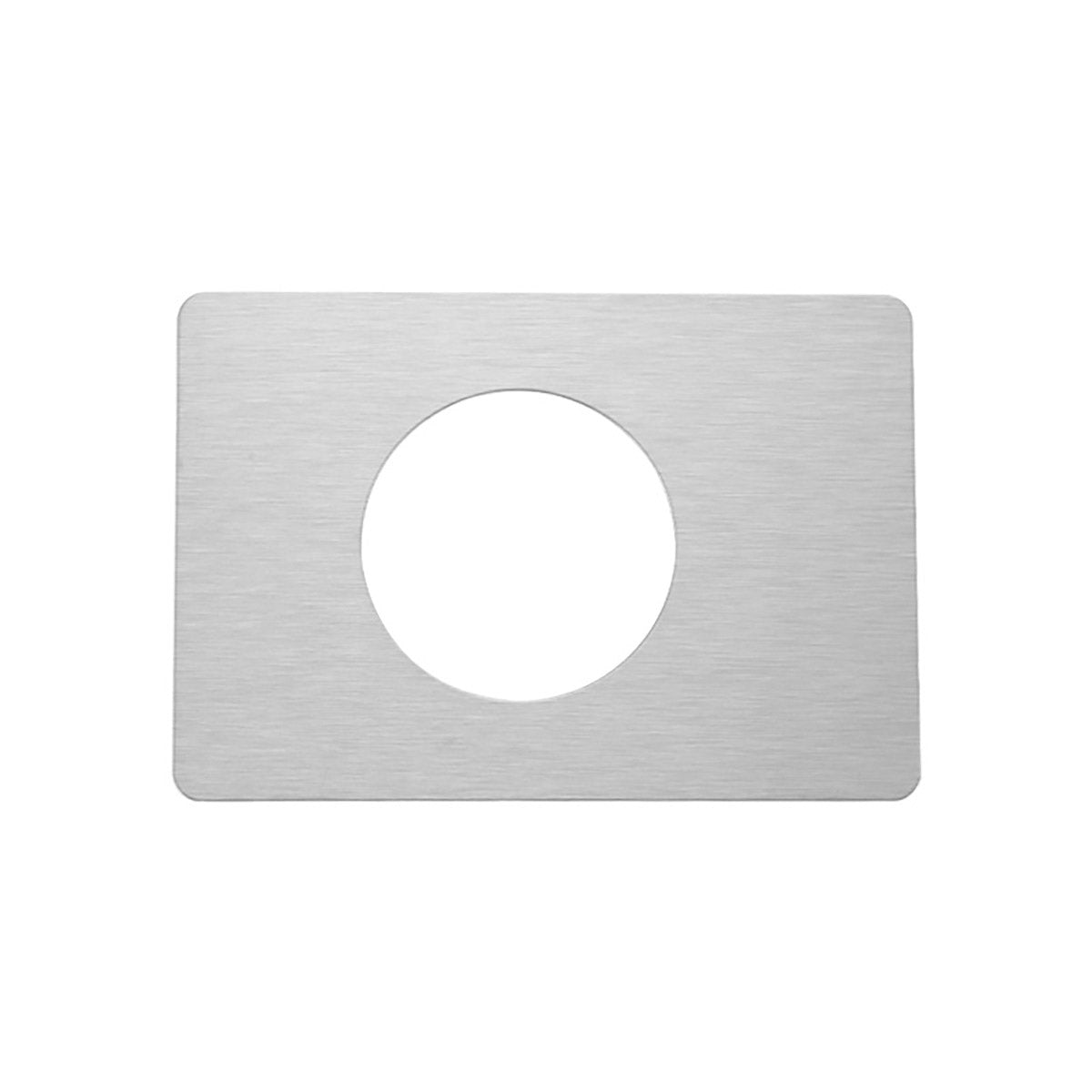 Silver Brushed Stainless Steel Spherical Lock Repair Plates