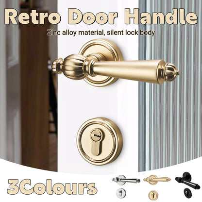 Retro Door Handle 145mm with Embedded Install