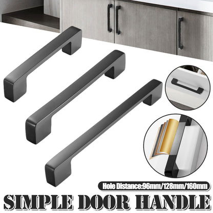 Dark Grey Wardrobe Handle with Matte Finish