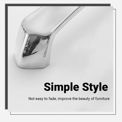 Silver Cabinet Handle with Polished Finish