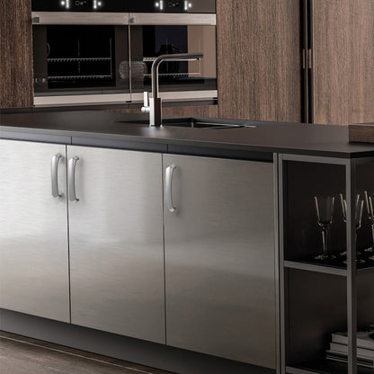 Silver Cabinet Handle with Polished Finish