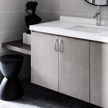 Silver Cabinet Handle with Polished Finish