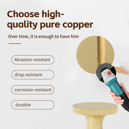 2 Shapes Brass Drawer Handle with Mother-of-Pearl Inlay